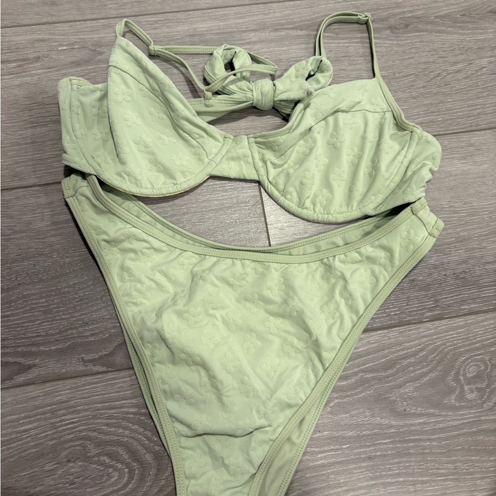 PacSun Light Green Bikini Set